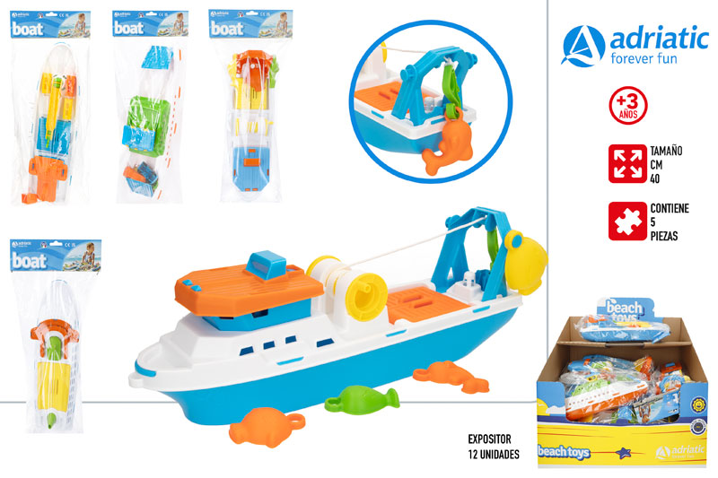 Barco plastico 40cm 5/s - disp