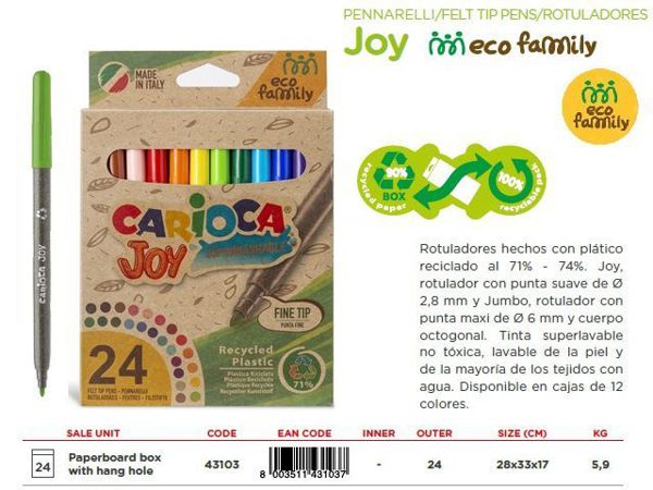 Caja 24 rot. joy eco