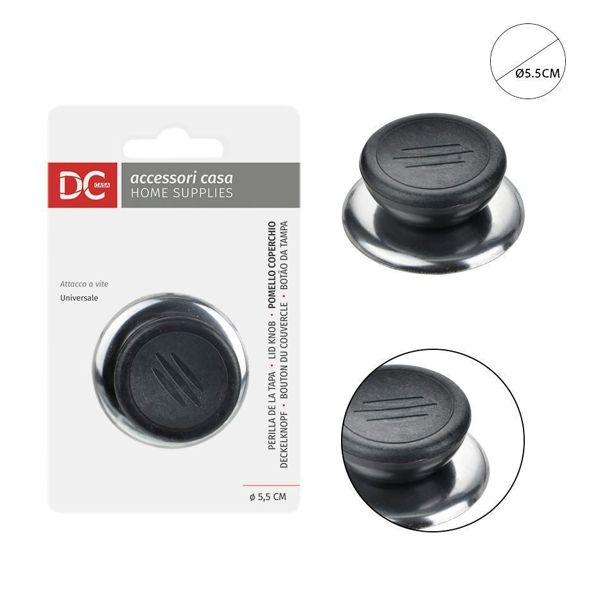 Perilla para tapa de olla de acero inoxidable ø5,5