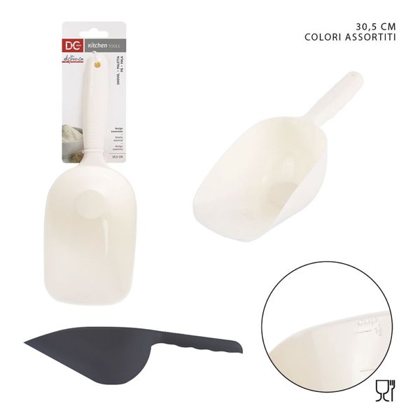 Espatula plast. 30.5cm blanco