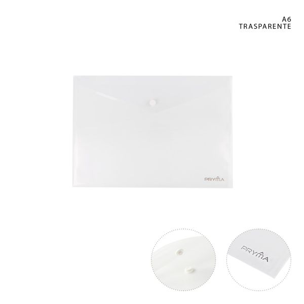 Carpeta botón transparente a6