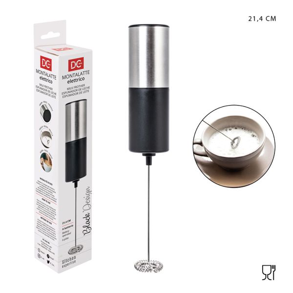 Espumador leche electrico 21.4cm