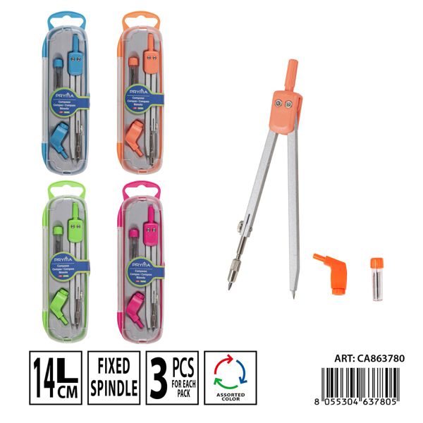 Compas 14cm 3pz