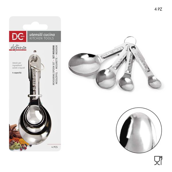 Juego de cucharas medidoras 1-2-5-15ml 4pz