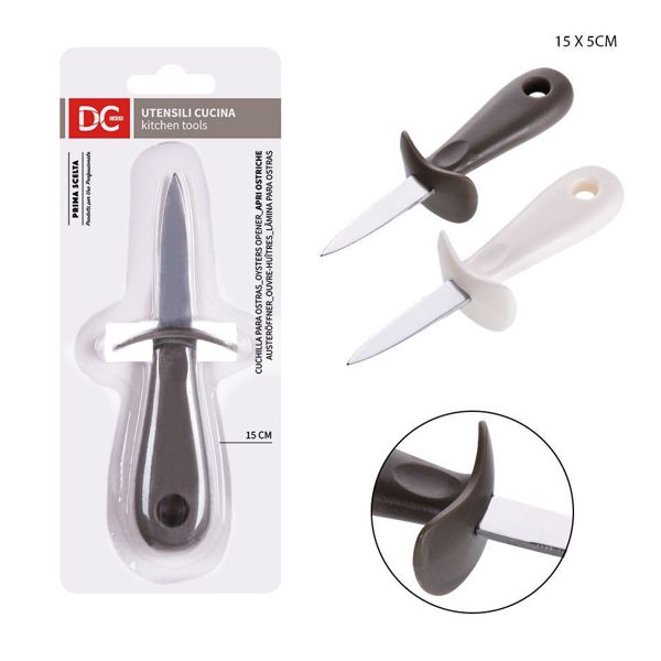 Cuchillo abreostras 15x5cm