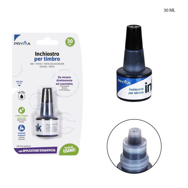 Tinta para sellos 30ml negro