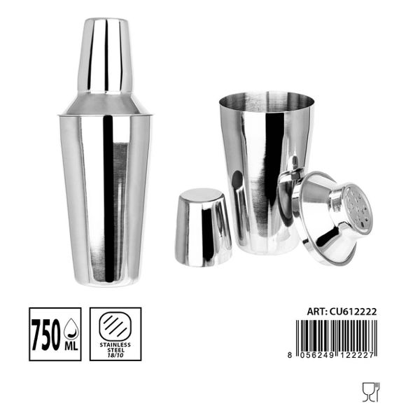Shaker de acero inox 750ml