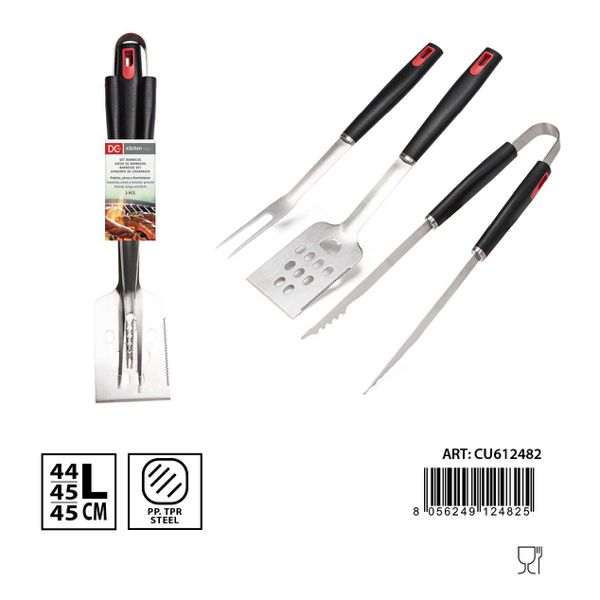 Dc casa utensilios m/pp set 3pz