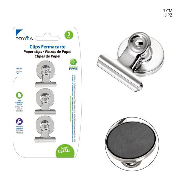 Clip magnético 3cm 3pz
