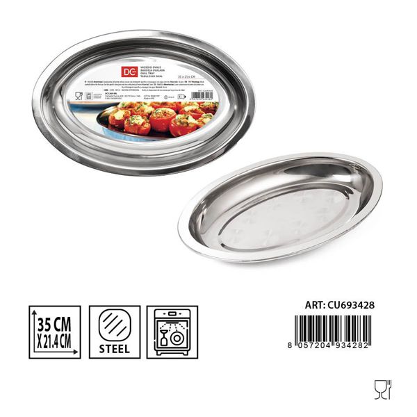 Bandeja ovalada 35x21,4cm