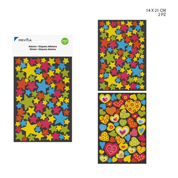 Pegatinas 14x21cm