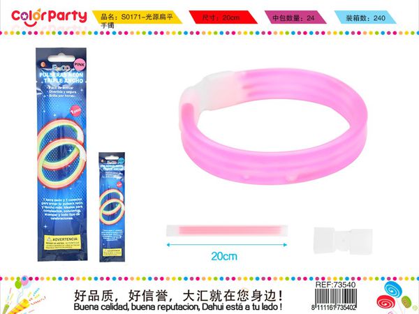 Pulsera fluorescente