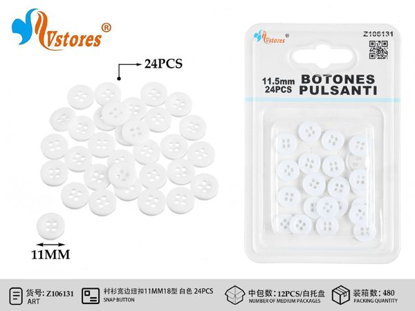 Botones blanco