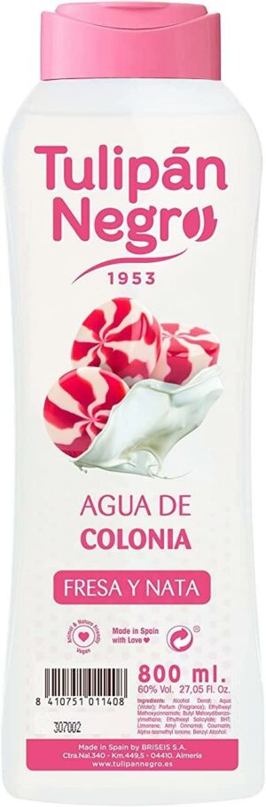 Tulipan negro agua de colonia 800ml. fresa y
