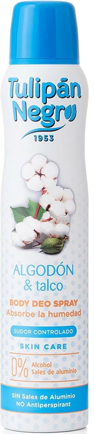 Tulipan negro deo 200ml. spray algodon y talc