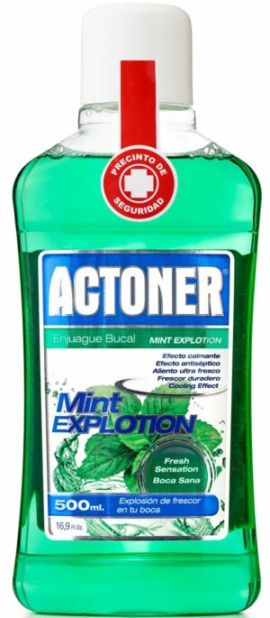 Actoner enjuague bucal 500ml.mint explotion