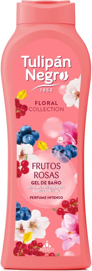Tulipan negro gel 650ml.floral frutos rosas