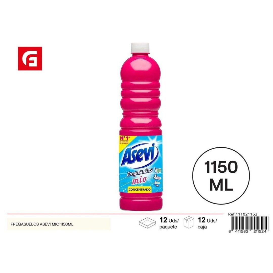 Asevi fregasuelos 1150ml mio rosa