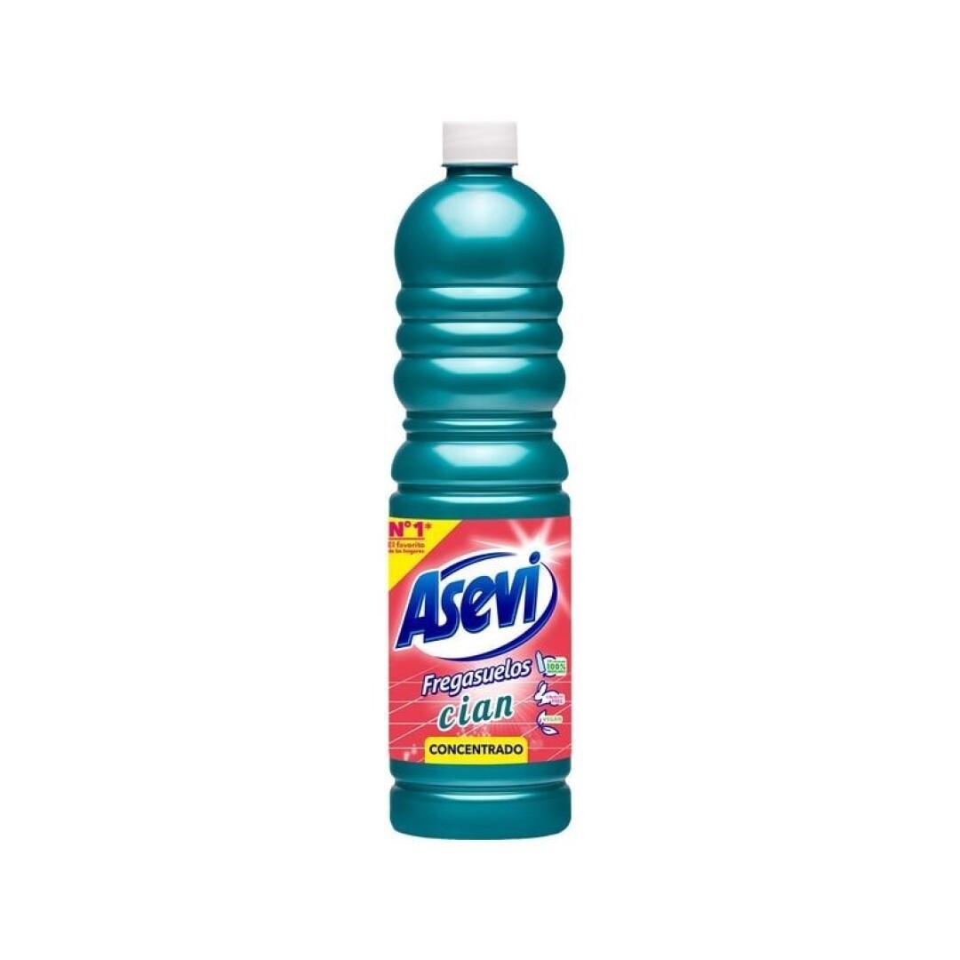 Asevi fregasuelos 1150ml cian