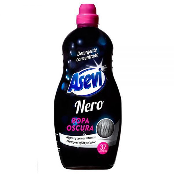 Asevi gel deterg,nero ropa oscura 1500ml.