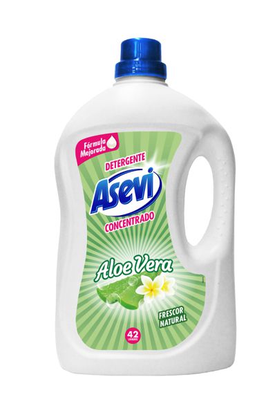 Asevi gel deterg aloe vera 44dosis, 2,4 litros