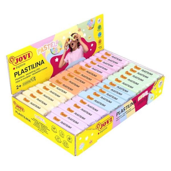 [70P] Jovi Plastilina Estuche Pastilla 50g (SURTIDO PASTEL)