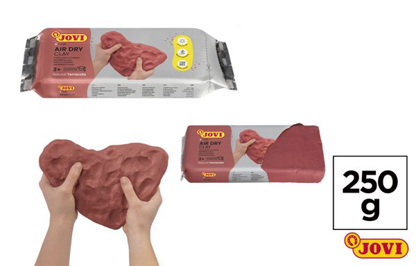 Jovi pasta para modelar 250g terracota