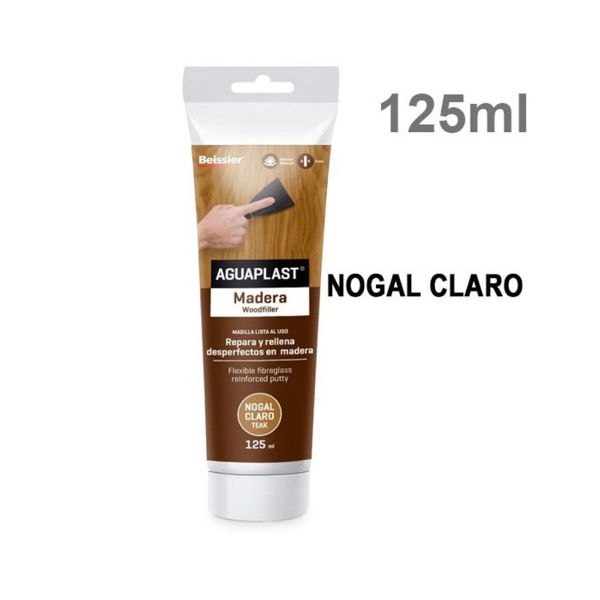 Aguaplast madera nogal claro 125ml 70000-005
