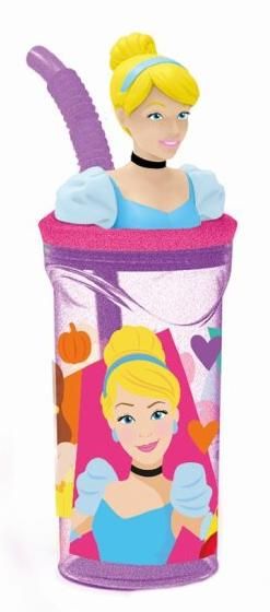 Stor vaso figurita 3d 360 ml disney princess bright & bold