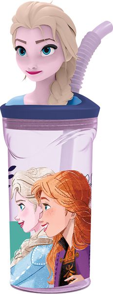 Stor vaso figurita 3d 360 ml frozen trust the journey