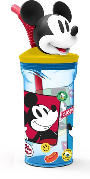 Stor vaso figurita 3d 360 ml mickey mouse fun-tastic