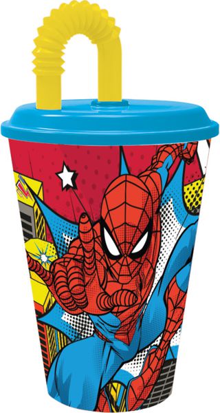 Stor vaso caña easy 430 ml spiderman midnight flyer