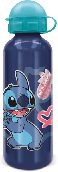 Stor botella aluminio alta 530 ml stitch palms