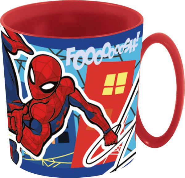 Stor taza micro 390 ml spiderman mob rules