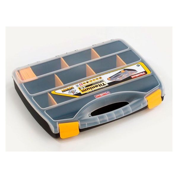 Organizer 38cm titanium negro