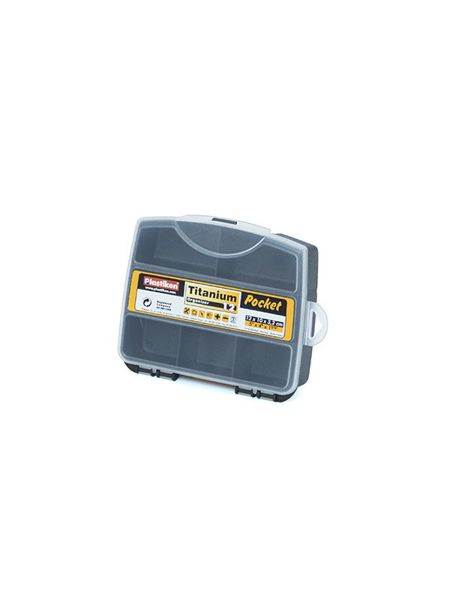 Organizer 12cm titanium negro c12