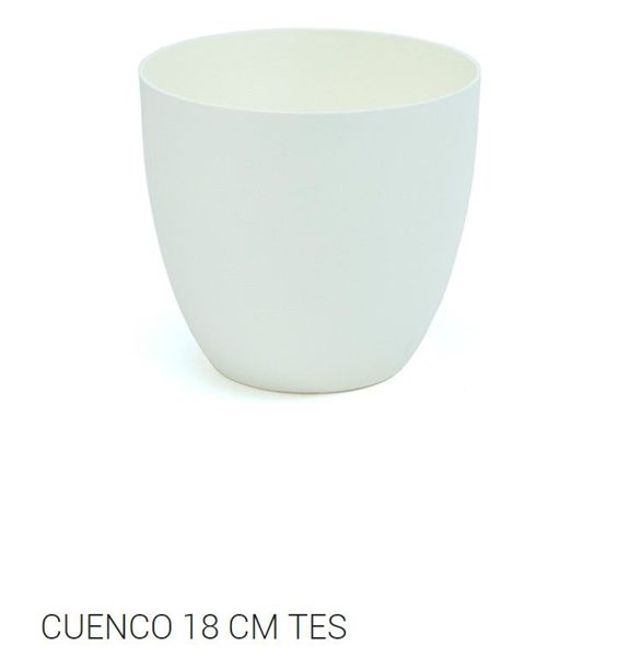Tes cuenco 18cm blanco c24