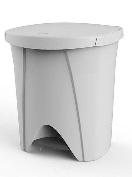 Cubo pedal 48 litros blanco c2