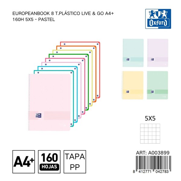 Europeanbook 8 livego a4+ 160h 5x5 colo