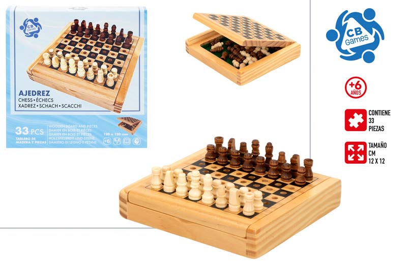Cb games-juego viaje ajedrez madera