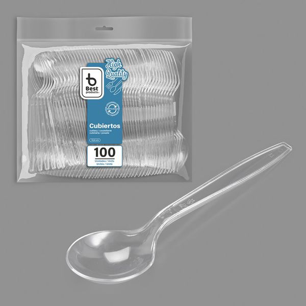 S/100 cuchara reut. transp. a/c 16,6 cm