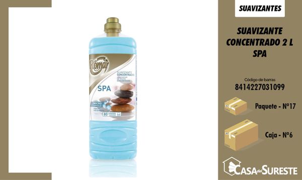 Suavizante concentrado 2l spa