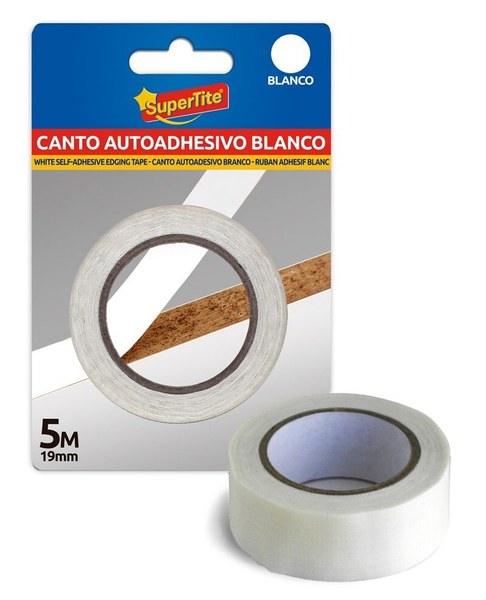 Canto autoadhesivo blanco,19mmx5m(12/144