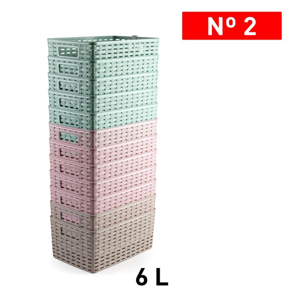 Cesta rattan n2 6l