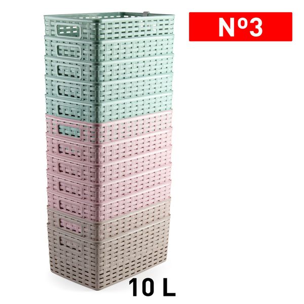 Cesta rattan n3 10l 33x22cm