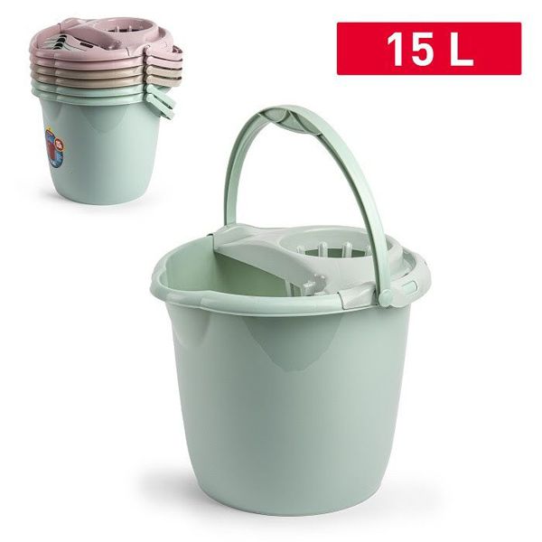 Cubo fregona redondo 15l