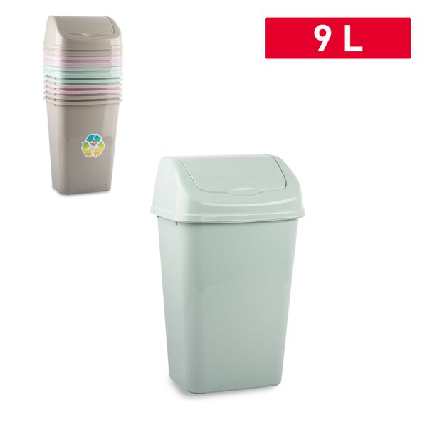 Papelera basculante 9l
