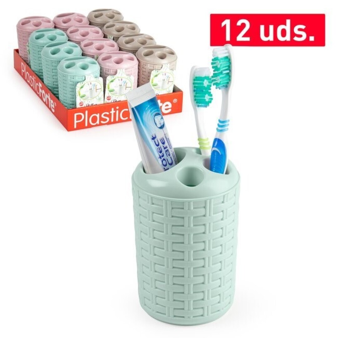 Portacepillos rattan