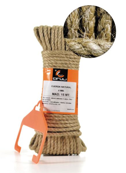 Madeja cuerda natural 44mm 15mt