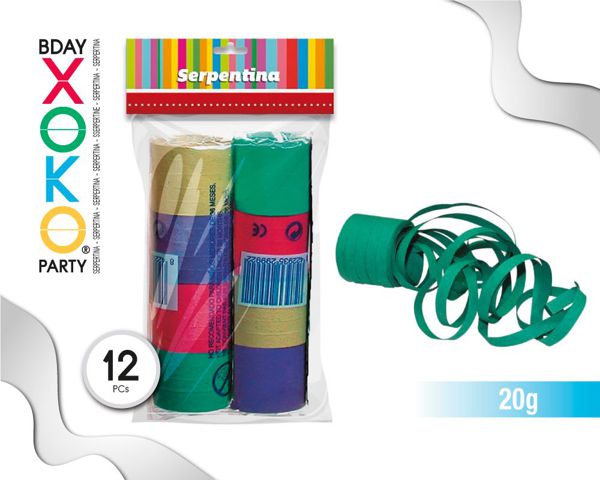 Polybag 2 serpentinas especial 20 r